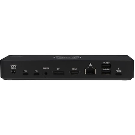 Acoustic VT2900 USB-C Dual System Docking Station with 100W Power Delivery Black AC3446963
